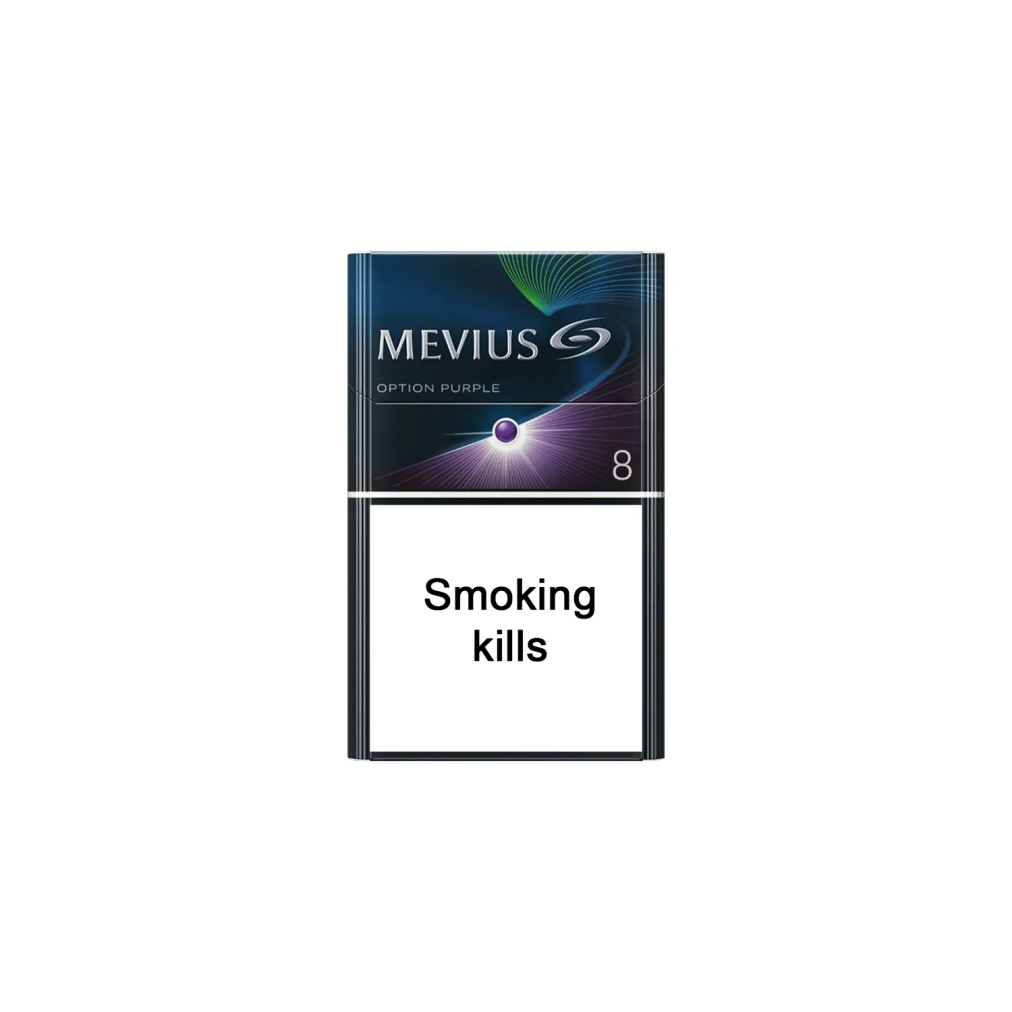 MEVIUS Option Purple 8 health reference on CigScope