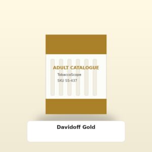 Davidoff Gold adult-only catalogue product image on TobaccoScope