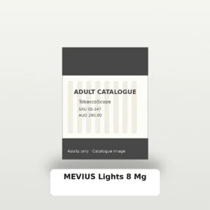 MEVIUS Lights 8 Mg adult-only catalogue product image on TobaccoScope