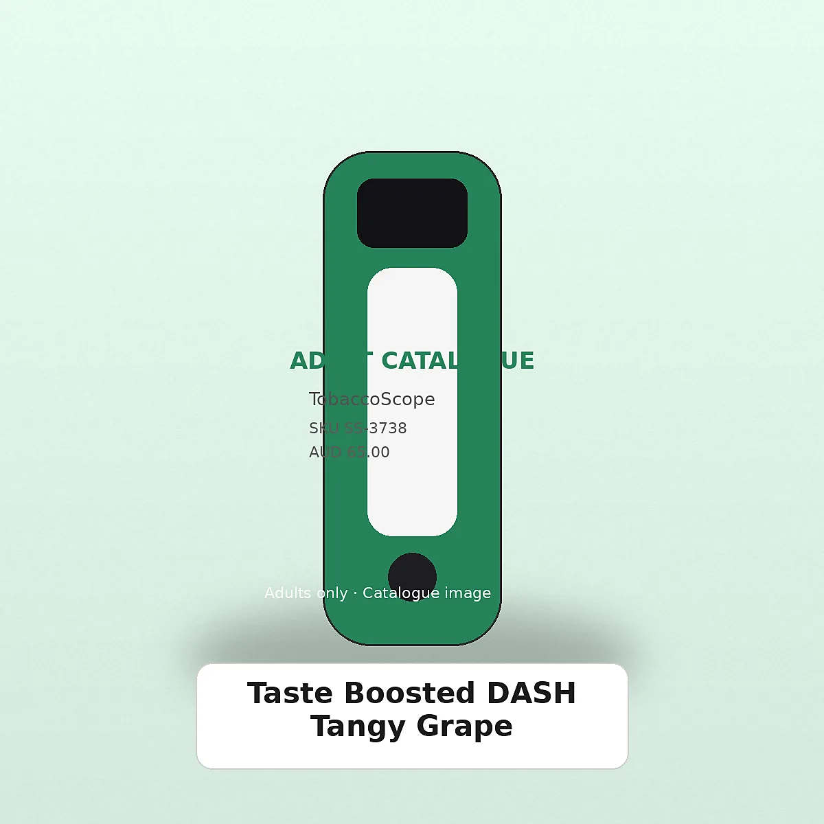 Taste Boosted DASH Tangy Grape adult-only catalogue product image on TobaccoScope