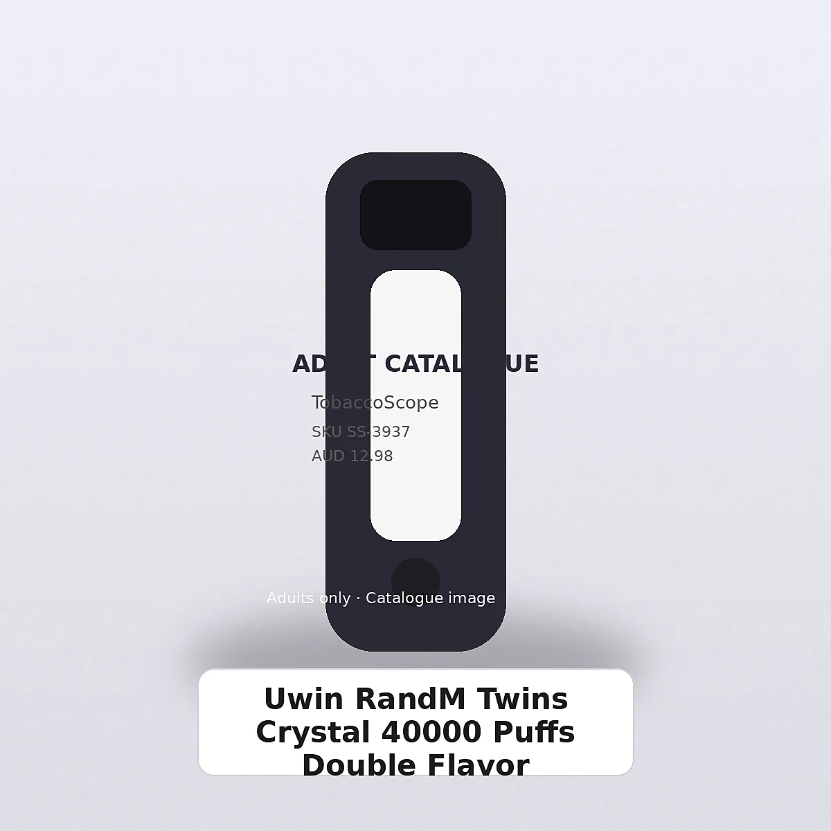 Uwin X RandM Twins Crystal 40k adult-only catalogue product image on TobaccoScope