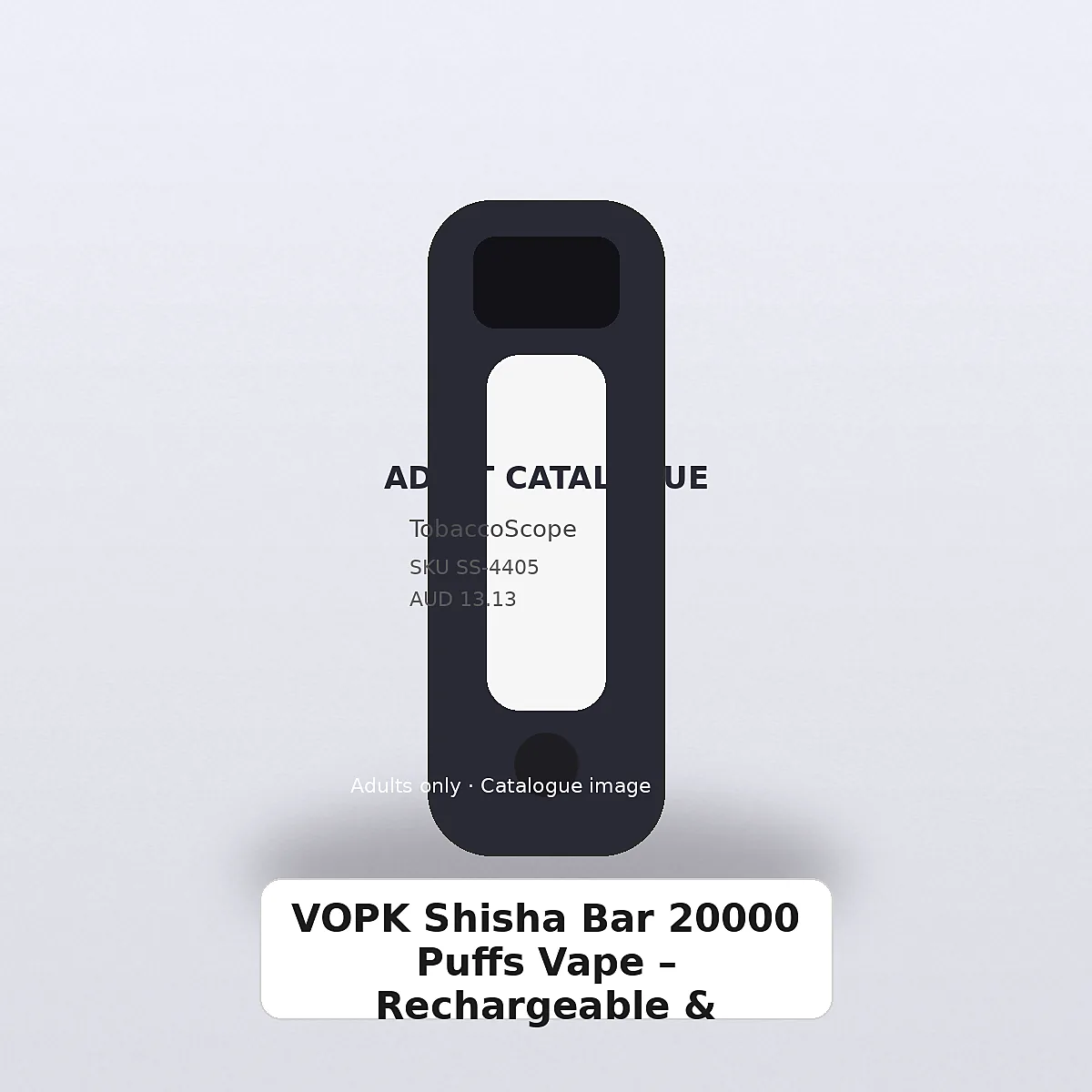 VOPK Shisha Bar 20000 Puffs Vape – Rechargeable & Flavor-Rich adult-only catalogue product image on TobaccoScope