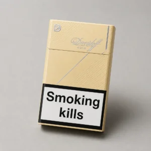 Davidoff Gold packaging photographed for a format and packaging profile page
