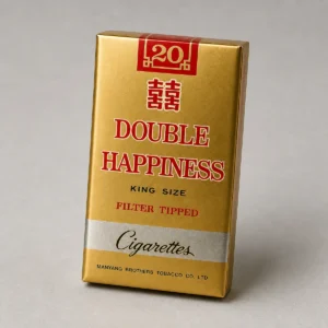 Double Happiness Soft packaging photographed for a format and packaging profile page