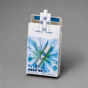 MAC Cool Blast packaging photographed for a format and packaging profile page