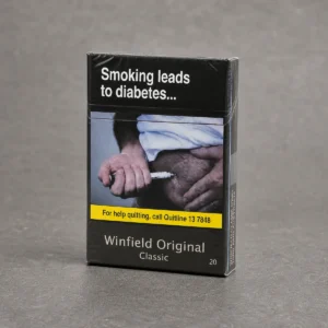 Winfield Original Classic 10mg packaging photographed for a format and packaging profile page